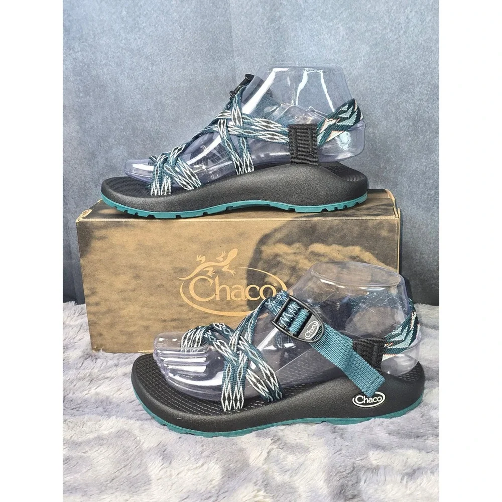 NWB Chaco ZX/2 Classic Sandal Angular Teal‎ Double Strap Outdoor Womens 6